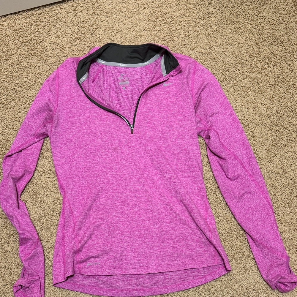 Nike Running Women's Pink long sleeve zip
